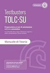 Testbusters tolc manuale usato  Spedito ovunque in Italia 