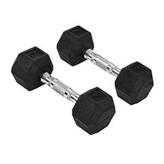 Homcom rubber dumbbell for sale  Delivered anywhere in UK