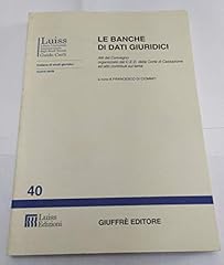 Banche dati giuridici. usato  Spedito ovunque in Italia 