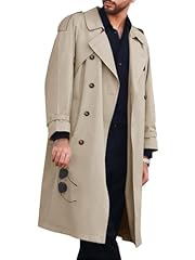 Runcati mens trench for sale  Delivered anywhere in USA 