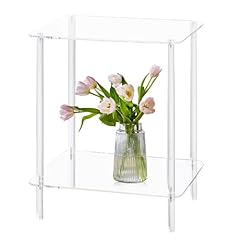 Clear side table for sale  Delivered anywhere in UK