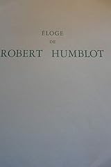 éloge robert humblot d'occasion  Livré partout en France