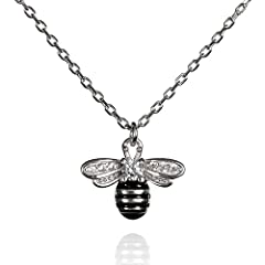 namana 925 Sterling Silver Bumble Bee Necklace for, used for sale  Delivered anywhere in UK