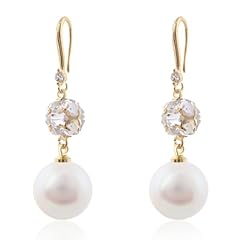 Pearl earrings women for sale  Delivered anywhere in UK