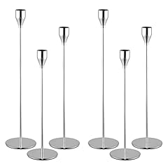 Silver candle holders for sale  Delivered anywhere in UK