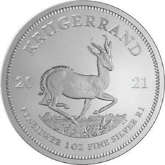 Krugerrand 2021 moneta usato  Spedito ovunque in Italia 