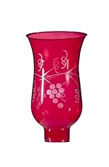 Lamp cranberry hurricane for sale  Delivered anywhere in USA 
