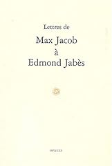 Lettres max jacob d'occasion  Livré partout en France