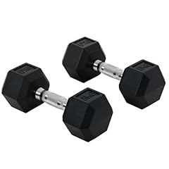 Homcom rubber dumbbell for sale  Delivered anywhere in UK