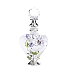 YUFENG Refillable Empty Flower Crystal Perfume Bottle, used for sale  Delivered anywhere in Canada
