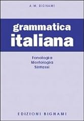 Grammatica italiana. fonologia usato  Spedito ovunque in Italia 