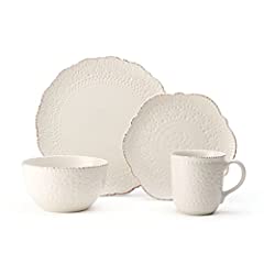 Used, Pfaltzgraff Chateau Cream 16-Piece Stoneware Dinnerware for sale  Delivered anywhere in USA 