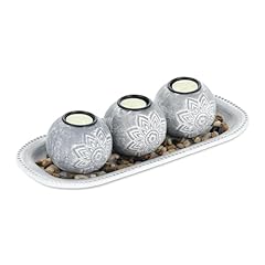 Relaxdays portacandele decorat usato  Spedito ovunque in Italia 