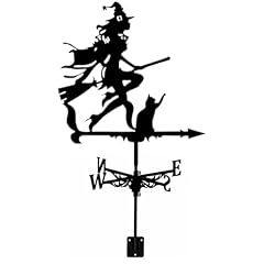 Witch metal weathervane for sale  Delivered anywhere in USA 