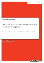 Klassische wahlwerbung wahlerf gebraucht kaufen  Wird an jeden Ort in Deutschland