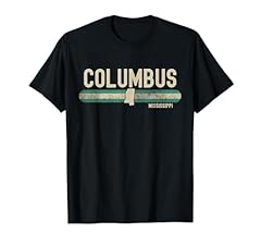 Columbus mississippi maglietta usato  Spedito ovunque in Italia 