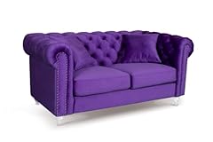 Plush purple velvet for sale  Delivered anywhere in UK