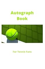 Autograph book tennis for sale  Delivered anywhere in USA 