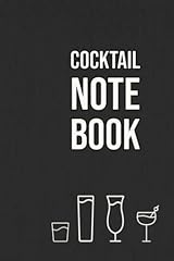 Cocktail notebook minimalist for sale  Delivered anywhere in Ireland
