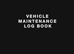 Vehicle maintenance log for sale  Delivered anywhere in USA 