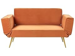 Beliani schlafsofa samtstoff gebraucht kaufen  Wird an jeden Ort in Deutschland