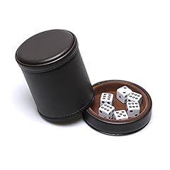 Leather dice cup for sale  Delivered anywhere in UK