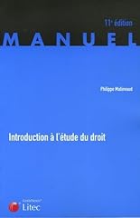 Introduction étude droit d'occasion  Livré partout en France