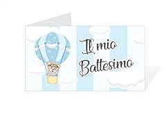 Bigliettini battesimo bombonie usato  Spedito ovunque in Italia 