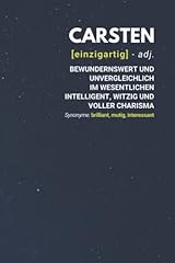 Carsten bewundernswert notizbu gebraucht kaufen  Wird an jeden Ort in Deutschland