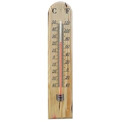 Traditional wooden thermometer for sale  Delivered anywhere in UK