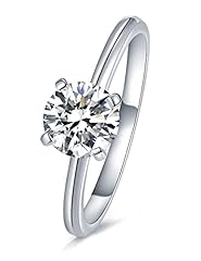 Mejewri moissanite engagement for sale  Delivered anywhere in UK