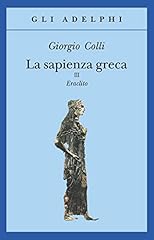 Sapienza greca. eraclito usato  Spedito ovunque in Italia 