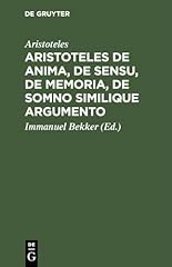 Aristoteles anima sensu d'occasion  Livré partout en France