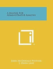 Manual administrative analysis for sale  Delivered anywhere in USA 