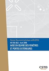 Dtu 36.5 mise d'occasion  Livré partout en France