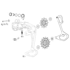 Sram pulley kit usato  Spedito ovunque in Italia 