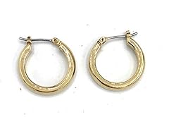 Lia Sophia Contour Retired Gold Earrings, used for sale  Delivered anywhere in Canada