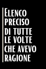 Elenco preciso tutte usato  Spedito ovunque in Italia 