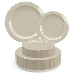 Pcs cream plastic for sale  Delivered anywhere in USA 
