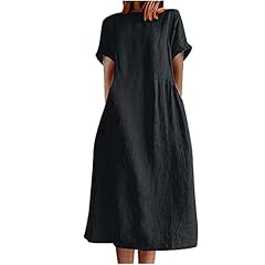 Linen dresses women for sale  Delivered anywhere in UK