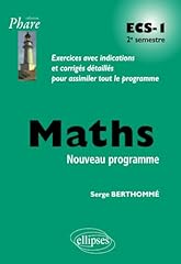 Mathématiques ecs semestre d'occasion  Livré partout en France