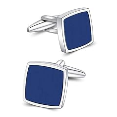 Blue onyx cufflinks for sale  Delivered anywhere in UK