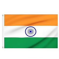 India flag 5ft for sale  Delivered anywhere in UK