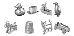 Monopoly tokens pewter for sale  Delivered anywhere in UK