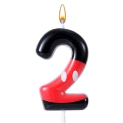 Candela compleanno rossa usato  Spedito ovunque in Italia 