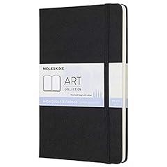 Moleskine 13 x 21 cm Large Art Collection Watercolour Notebook Sketchbook Album for Drawing with Hard Cover, Paper Suitable for Water, Colours and Watercolour Pencils, Black, 72 Pages usato  Spedito ovunque in Italia 