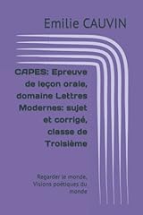 Capes epreuve leçon d'occasion  Livré partout en France
