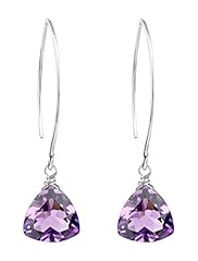 Purple amethyst trillion for sale  Delivered anywhere in USA 