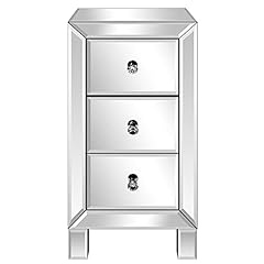 Homvent mirrored nightstand for sale  Delivered anywhere in USA 