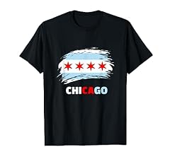 Chicago flag shirt for sale  Delivered anywhere in USA 